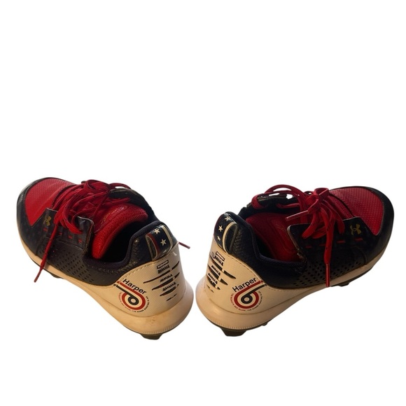 Under Armour Harper Boys Baseball Cleats Size 4Youth - Picture 4 of 11